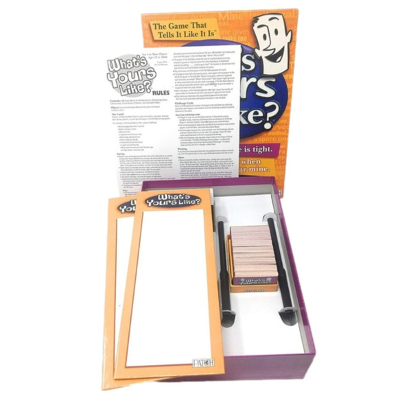 What's Yours Like? Party Game by Patch Fun Family & Friends Word Guessing Game - Picture 2 of 5